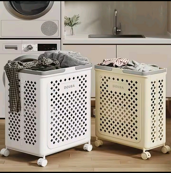 Large Capacity Foldable Laundry Trolly