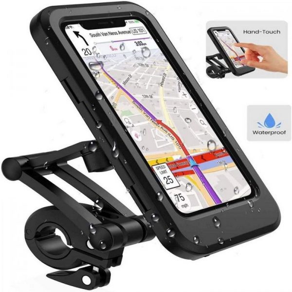 Waterproof Magnetic Bicycle Mobile Phone Holder with 360° Rotation